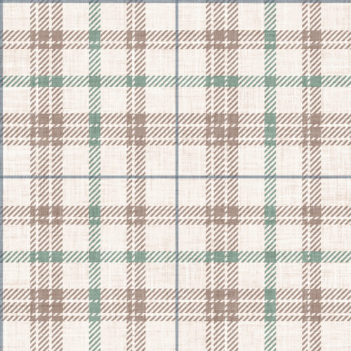Krystal Winn - Winter Wonderland Plaid Brown And Green