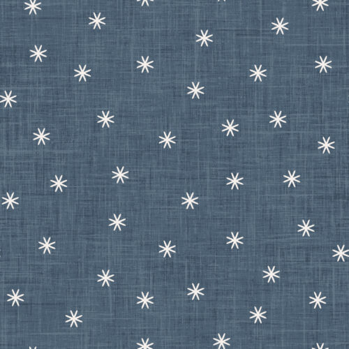 Krystal Winn - Winter Wonderland Snow Dot Navy