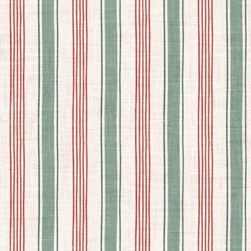 Krystal Winn - Winter Wonderland Stripe Red And Green