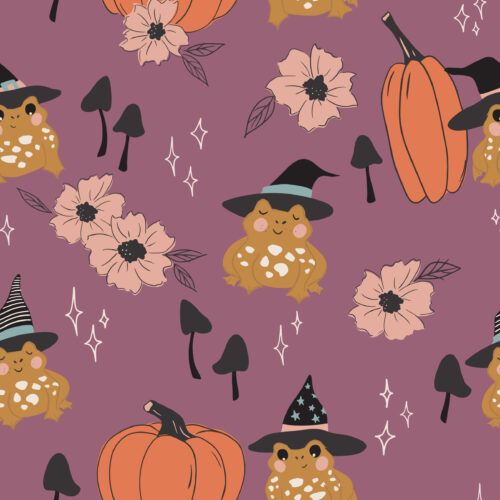 Juniper Row - Witch Toad In Purple