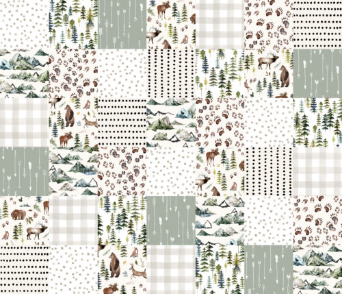 Hip Kid Design - Woodland Ridge Cheater Quilt