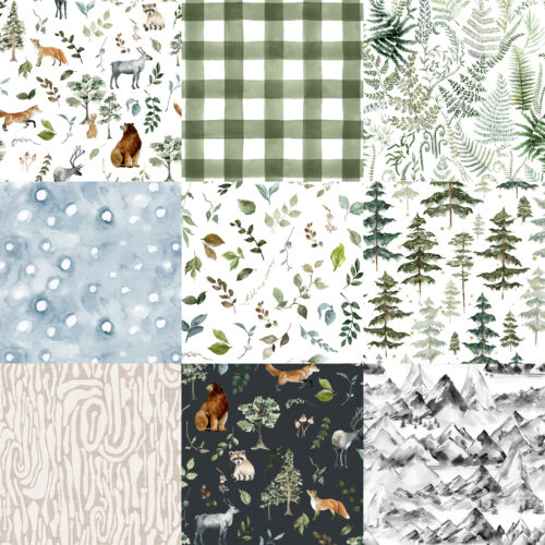 Hip Kid Design - Woodland Whimsy Cheater Quilt