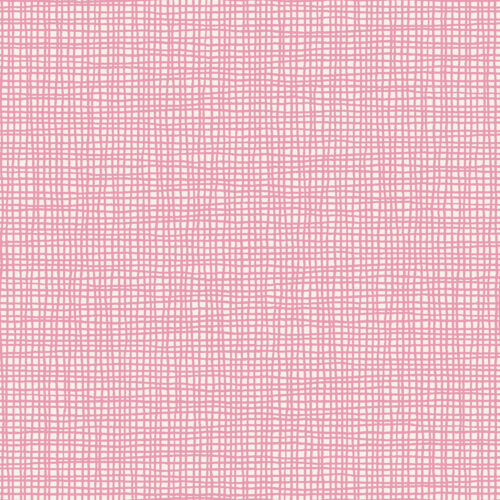 Woven Scribble Grid light pink