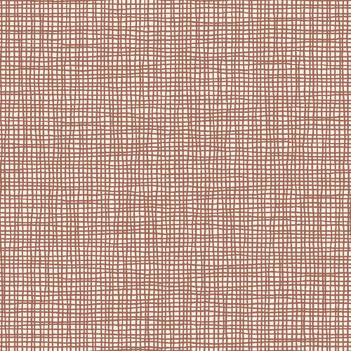 Woven Scribble Grid rust