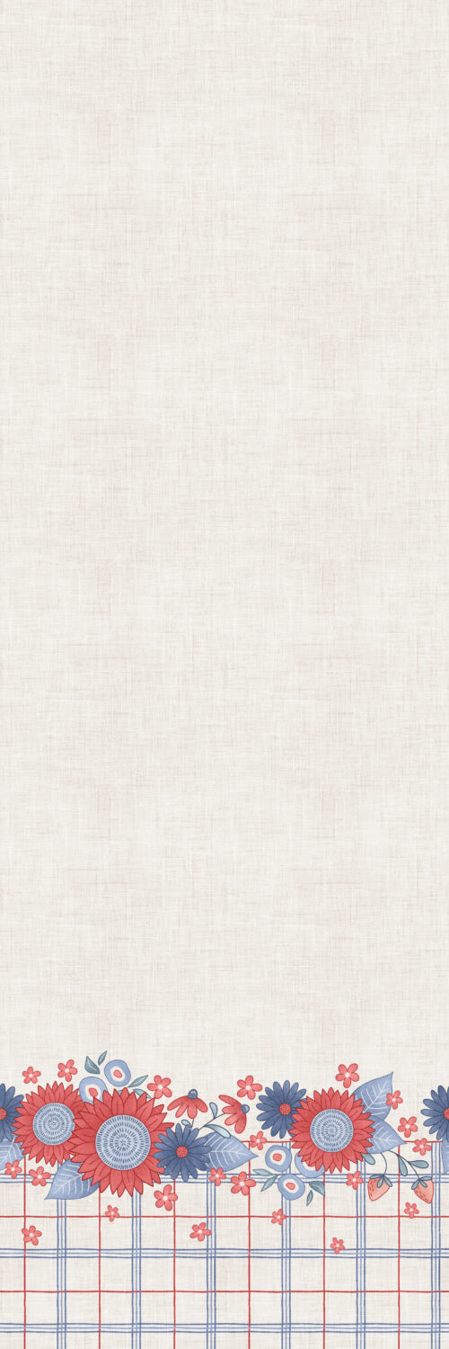 Krystal Winn - Yankee Doodle Border Floral