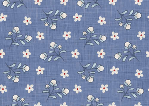 Krystal Winn - Yankee Doodle Country Floral Blue