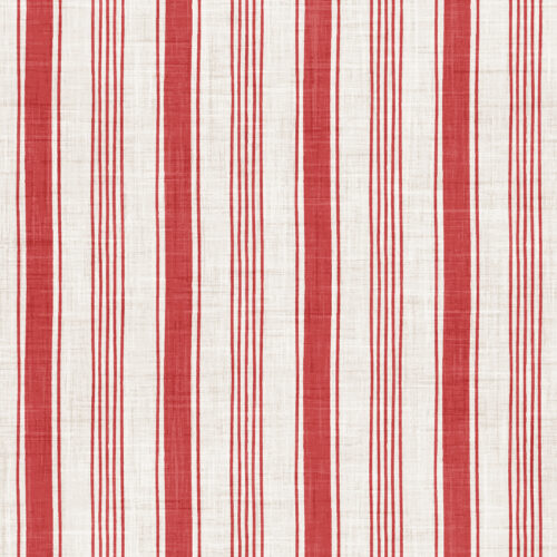 Krystal Winn - Yankee Doodle Grain Sack Stripe Red