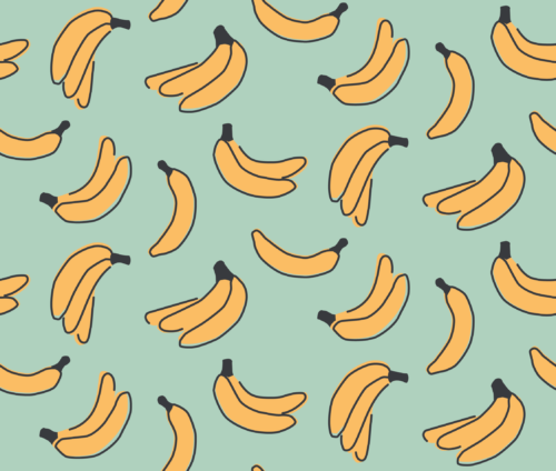 Hey Cute Design - Banana 10 On Top