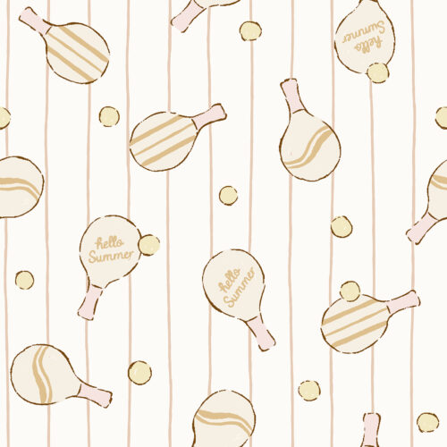 Eva Catharina - beach rackets earthy