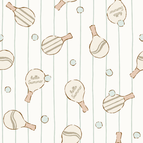 Eva Catharina - beach rackets green