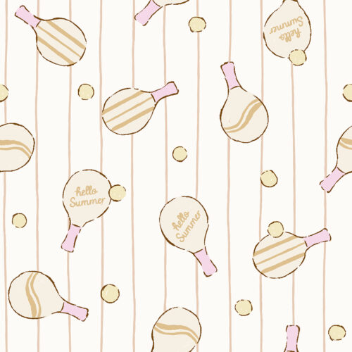 Eva Catharina - beach rackets pink