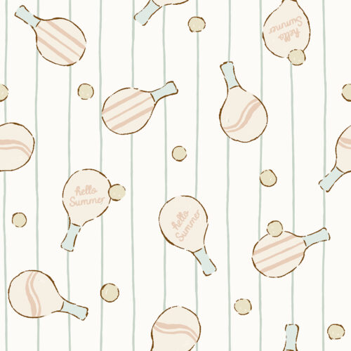 Eva Catharina - beach rackets vintage