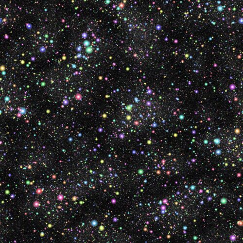 Black Sparkle Colorful