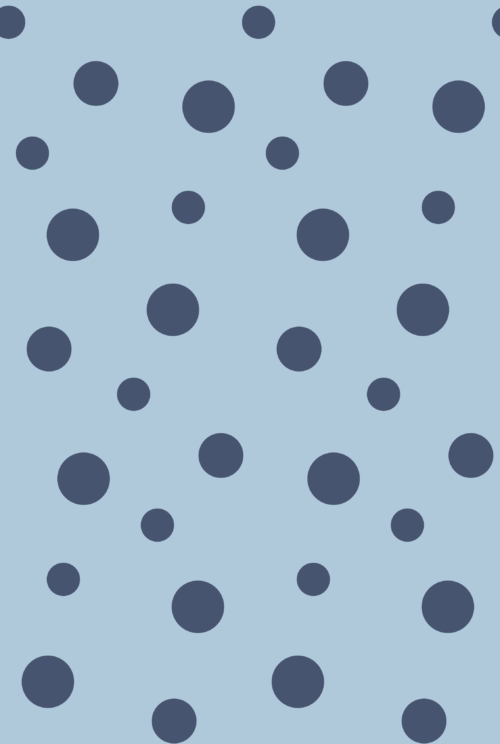 Hey Cute Design - Blue Dog Dots 15 In Repeat
