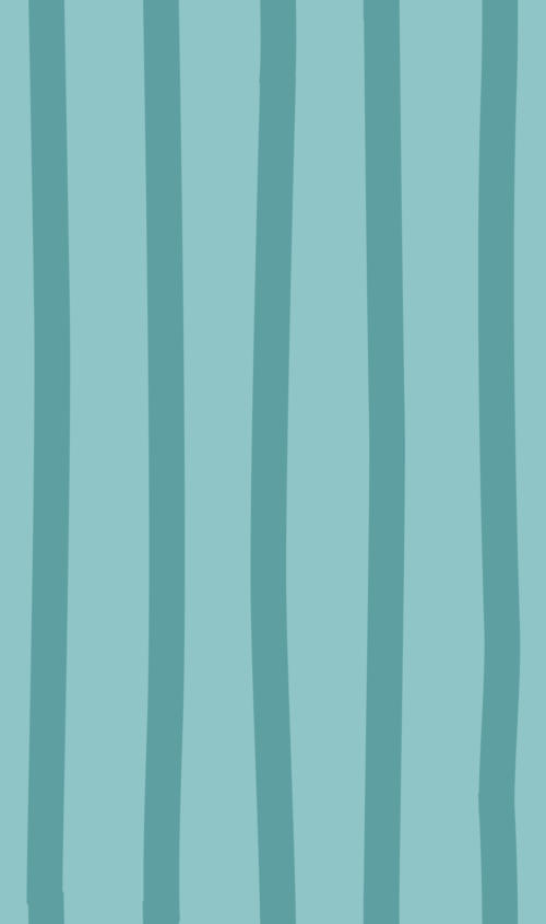 Hey Cute Design - Blue Stripe 10 In Repeat