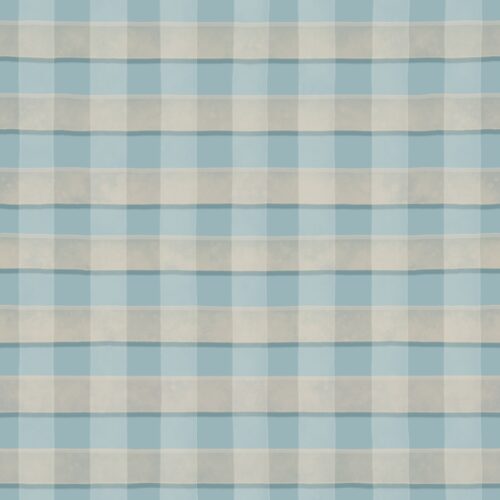 Lindsay Anne - Bluetanwhiteplaid