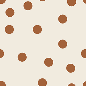 Indy Bloom Designs - Boho Polka Dot In Cream 1x1