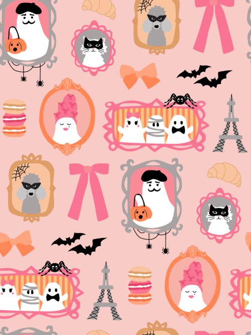 Hey Cute Design - Boo La La 20 In Repeat
