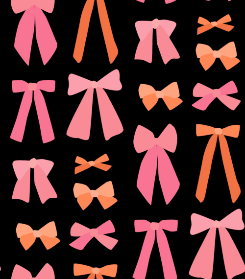 Hey Cute Design - Bows 20 In Repeat