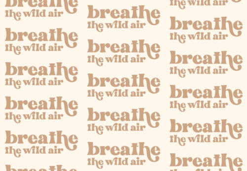 breathe the wild air tan