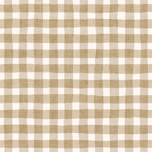 brown gingham 8x8