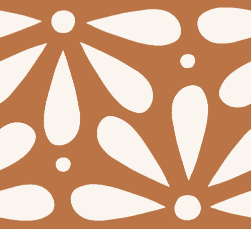 Krystal Winn - Down South Geo Blooms Burnt Orange (2x1.8)