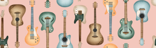 Krystal Winn - Down South Guitars Pink (10x3)