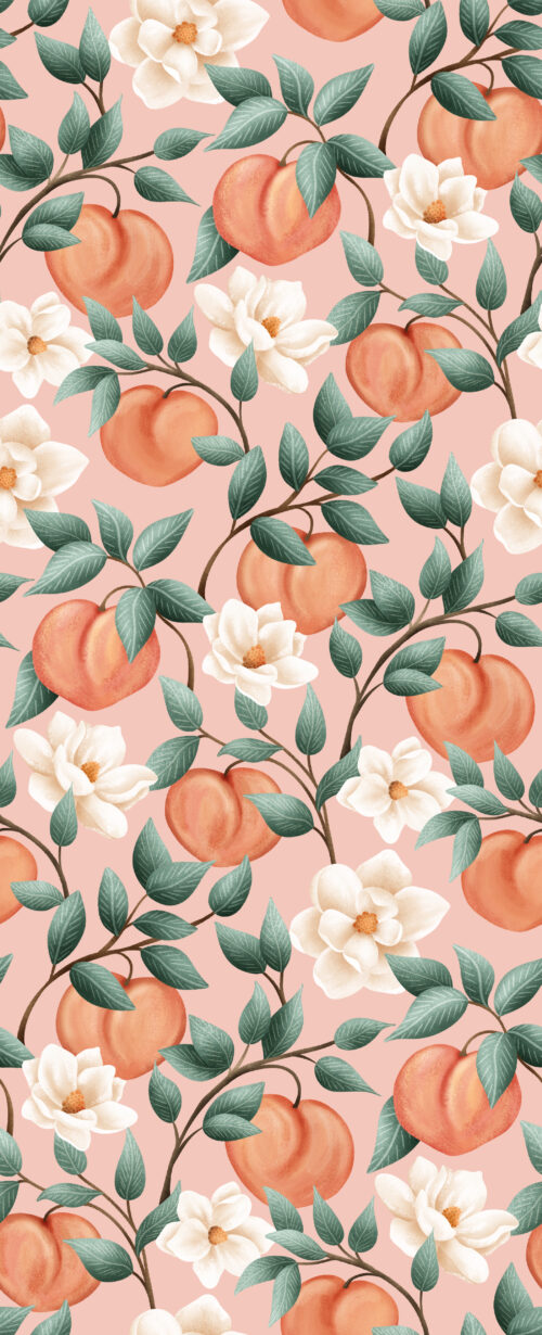 Krystal Winn - Down South Peaches Pink (7x17.2)