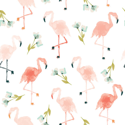 Indy Bloom Designs - Flamingos In Paradise 6x6