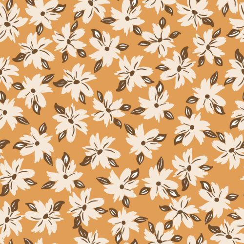Indy Bloom Designs - Florals In Pumpkin 5.6x5.6