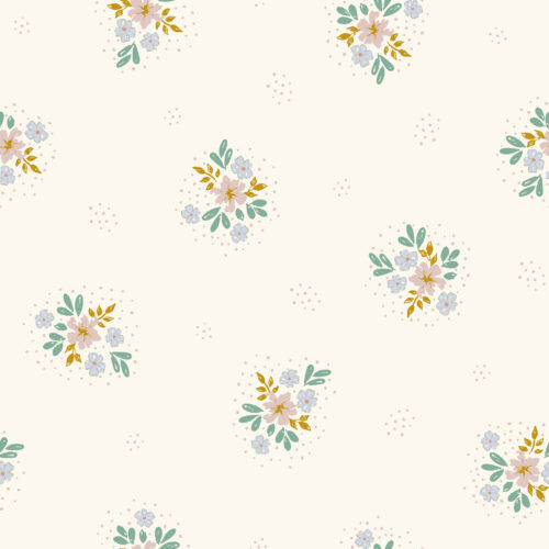 Eva Catharina - flowersindots bluegreen