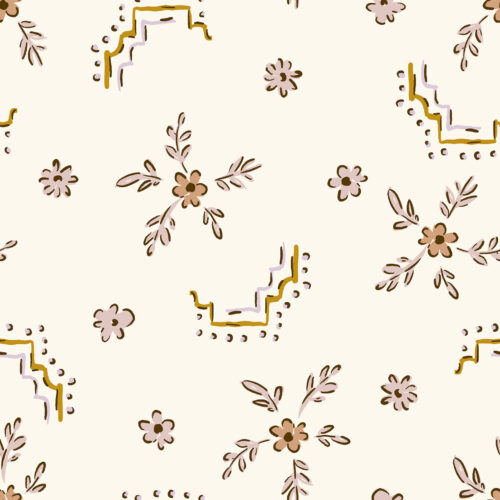 Eva Catharina - framed flowers earthy