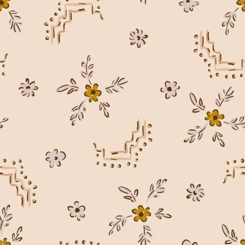 Eva Catharina - framed flowers salmon