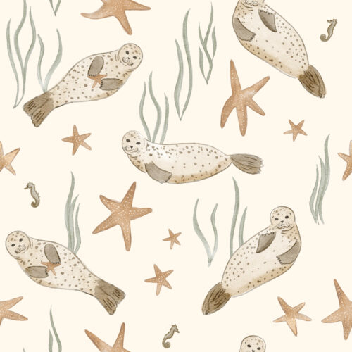 harbor seals neutral cream