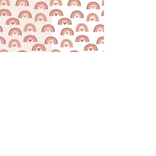 Rainbow Hearts pattern