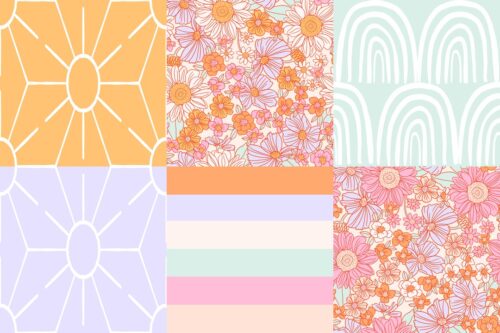 Neon summer sunflowers