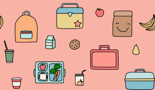 Hey Cute Design - Lunch Boxes Pink 15 In Repeat 01