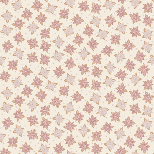 mini poinsettia cream