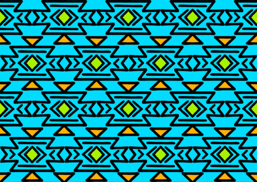 Krystal Winn - Neon Moon Abstract Blue