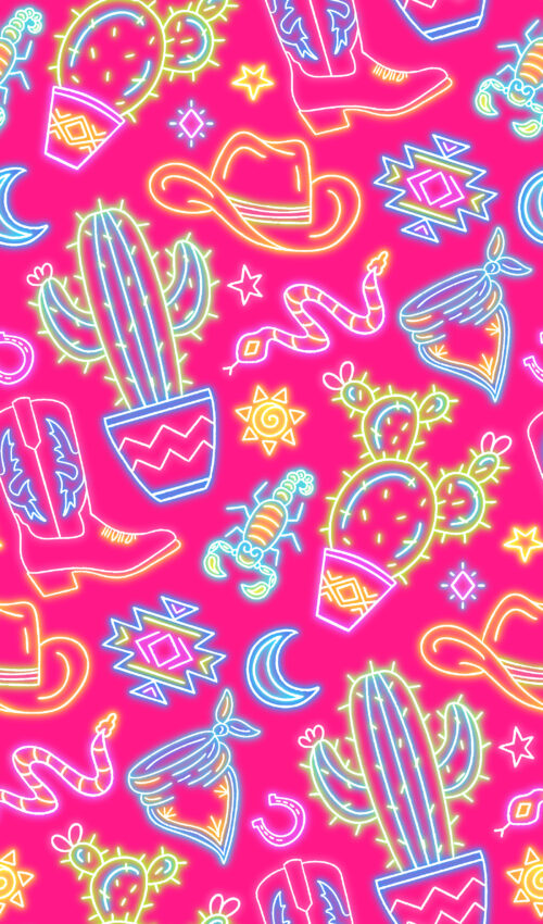 Krystal Winn - Neon Moon Cowboy Pink