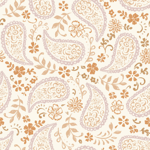 Eva Catharina - paisley terra cotta