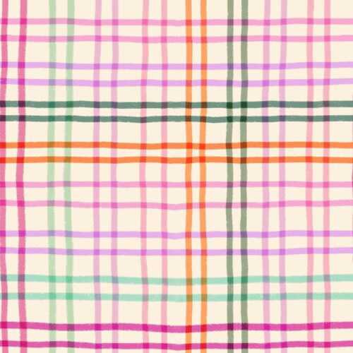 purple ditsy gingham