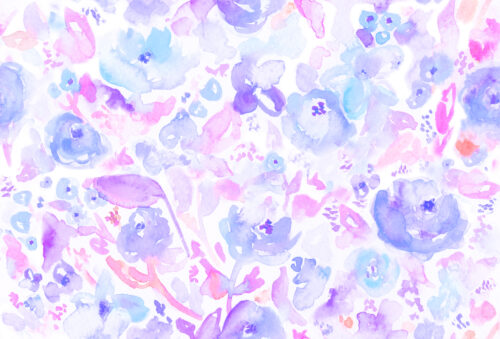 Purplewatercolorfloral