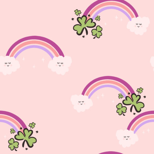 Juniper Row - Rainbow Clover Pink