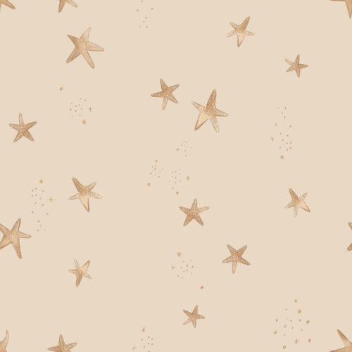 scattered starfish beige