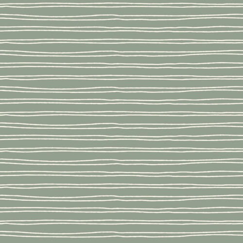 scribble stripe sage green