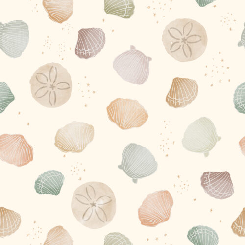 seashore seashells cream