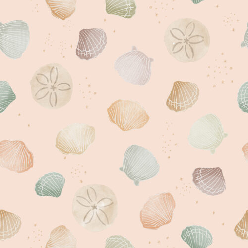 seashore seashells pink