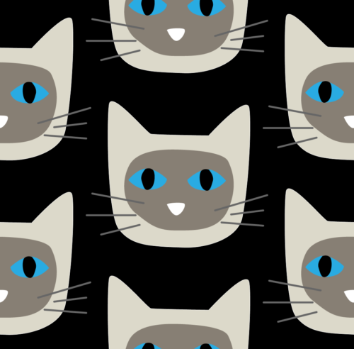 Hey Cute Design - Siamese 3 In