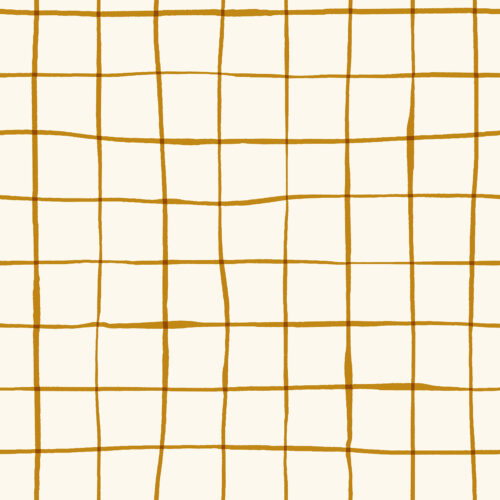 Eva Catharina - simple checks ochre